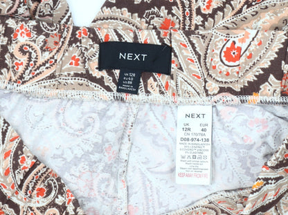 Womens UK Size 12 NEXT   Brown Trousers