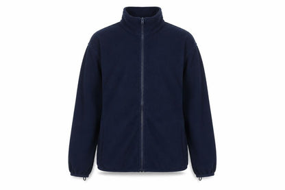 Front view of Freedom Trail boys’ blue basic jacket 11-12 years full zip