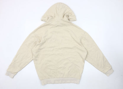 Womens UK Size 2XS ASOS DESIGN Beige Pullover Hoodie