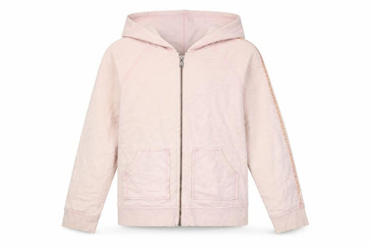 Ted Baker Girls Pink Hooded Jacket, Size 16, Zip Sequined Logo