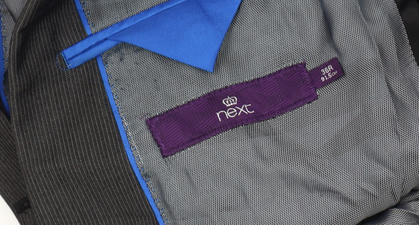 Mens UK Size 36 NEXT Regular Grey Suit Jacket