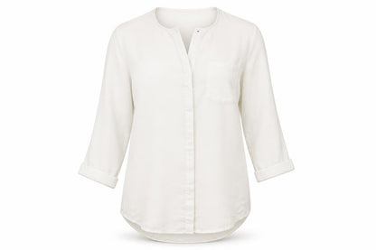 Womens UK Size XS Light Before Dark White Tunic Button-Up
