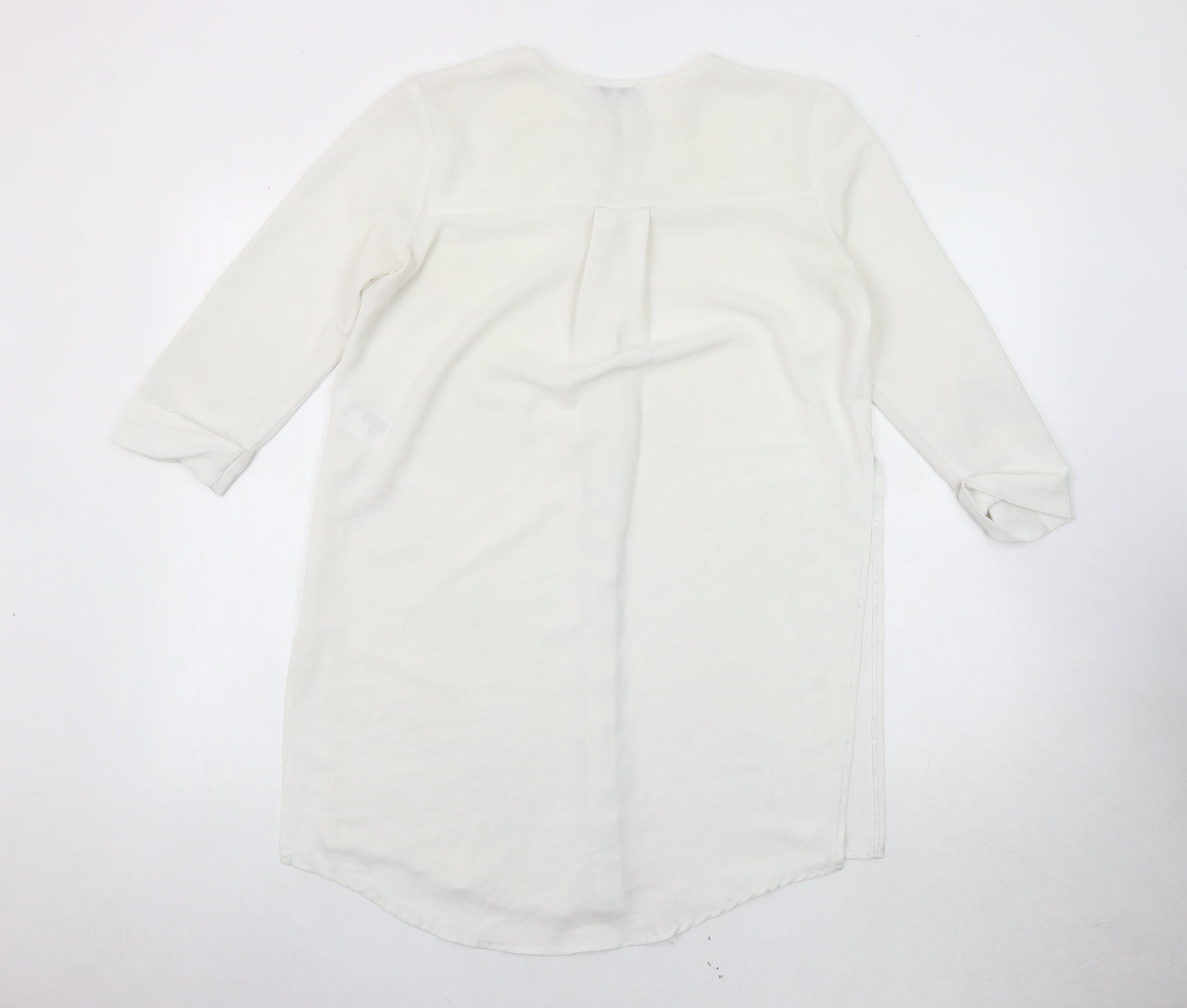 Light Before Dark Women's White Button-Up Shirt XS
