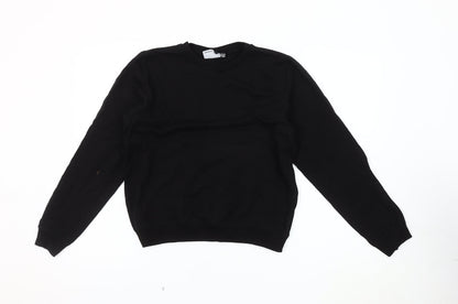 Womens UK Size 10 ASOS DESIGN Black Pullover Sweatshirt