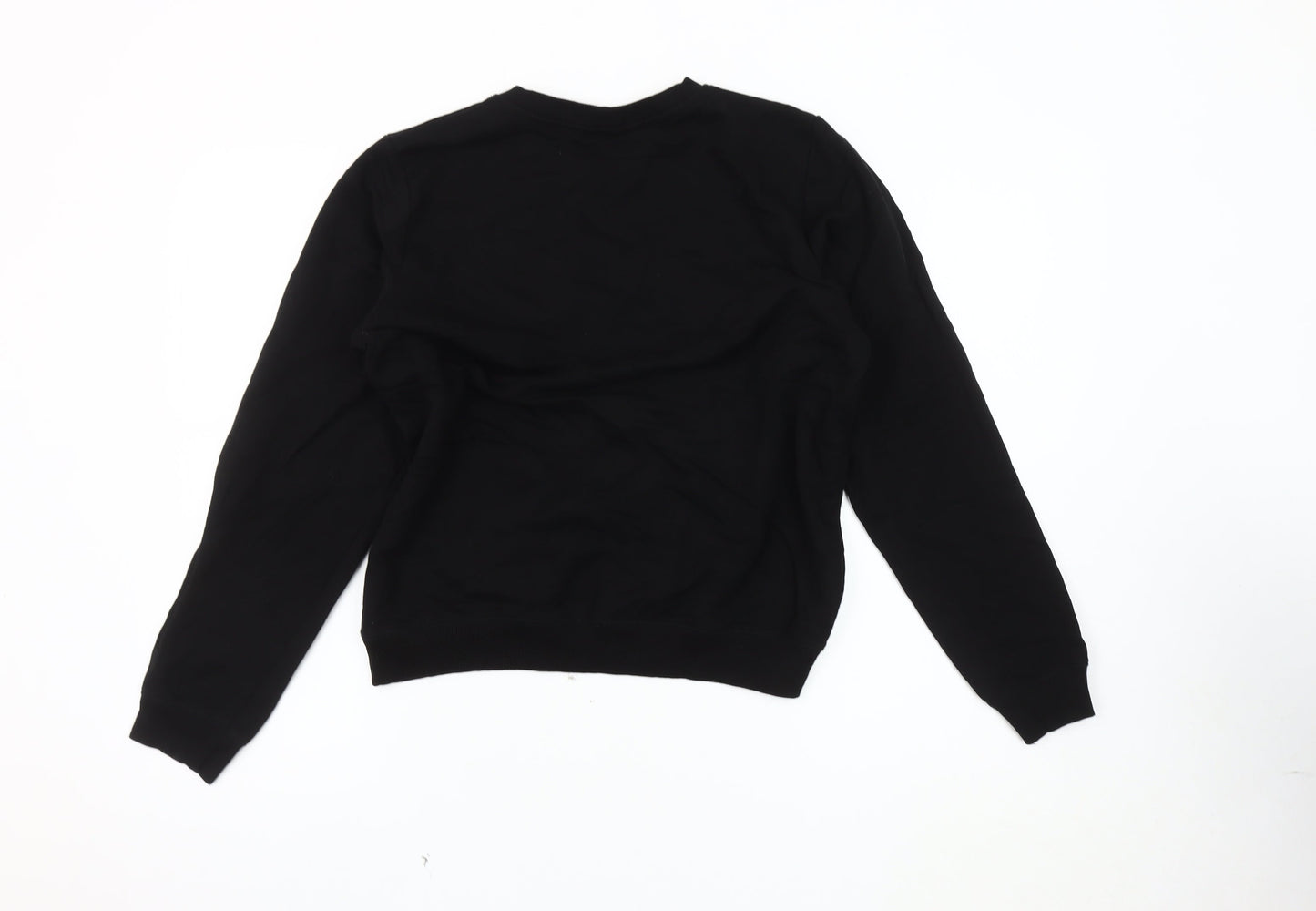 Womens UK Size 10 ASOS DESIGN Black Pullover Sweatshirt