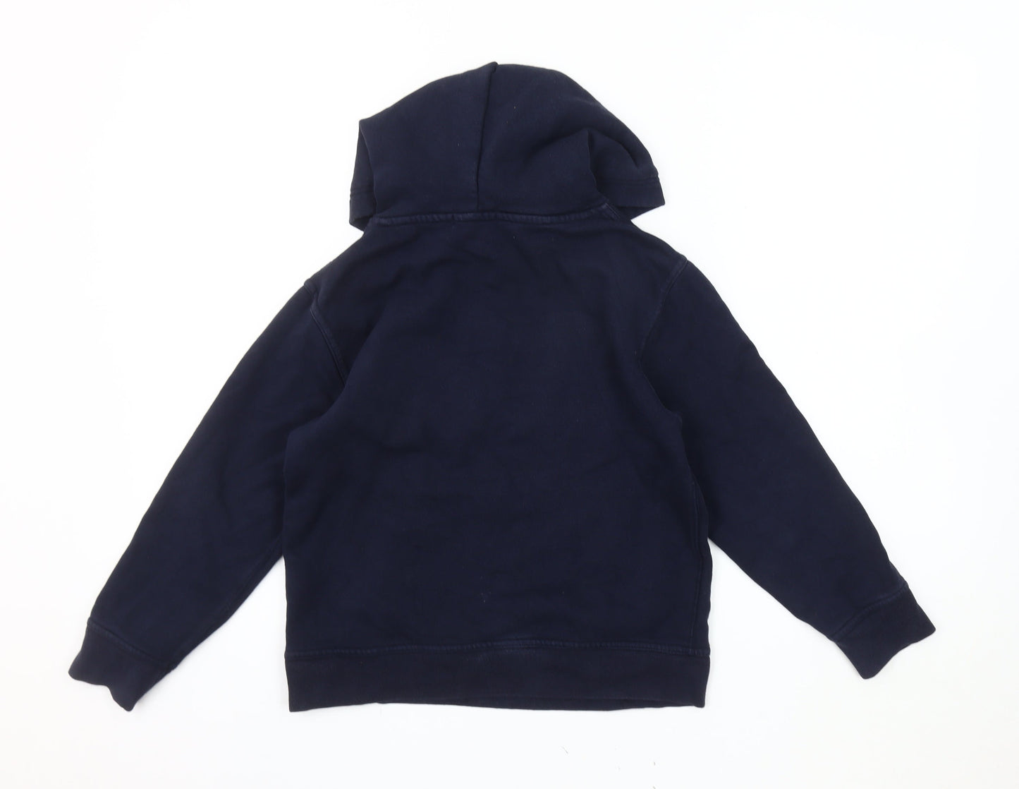 Gap Boys Blue Pullover Hoodie with Logo, Size 8-9 Years