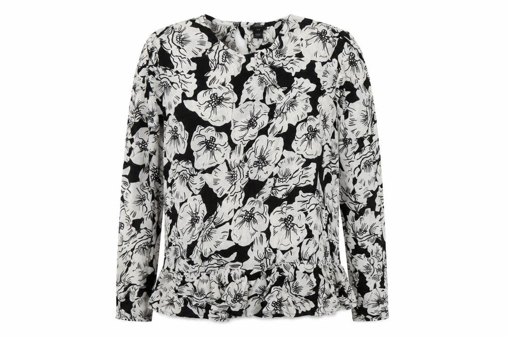 Womens UK Size 14 River Island Multicoloured Basic Blouse