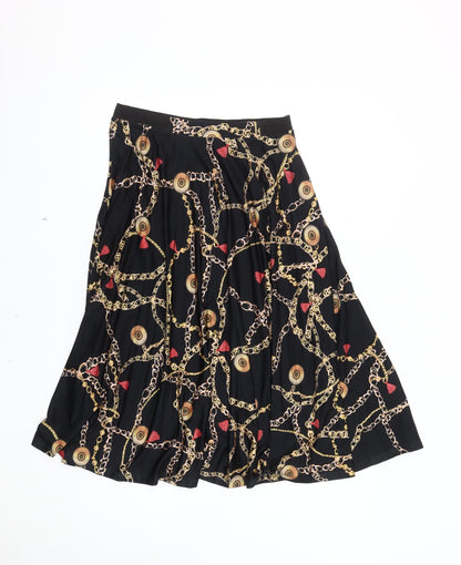 Marks and Spencer Women's Black Pleated Skirt Size 10