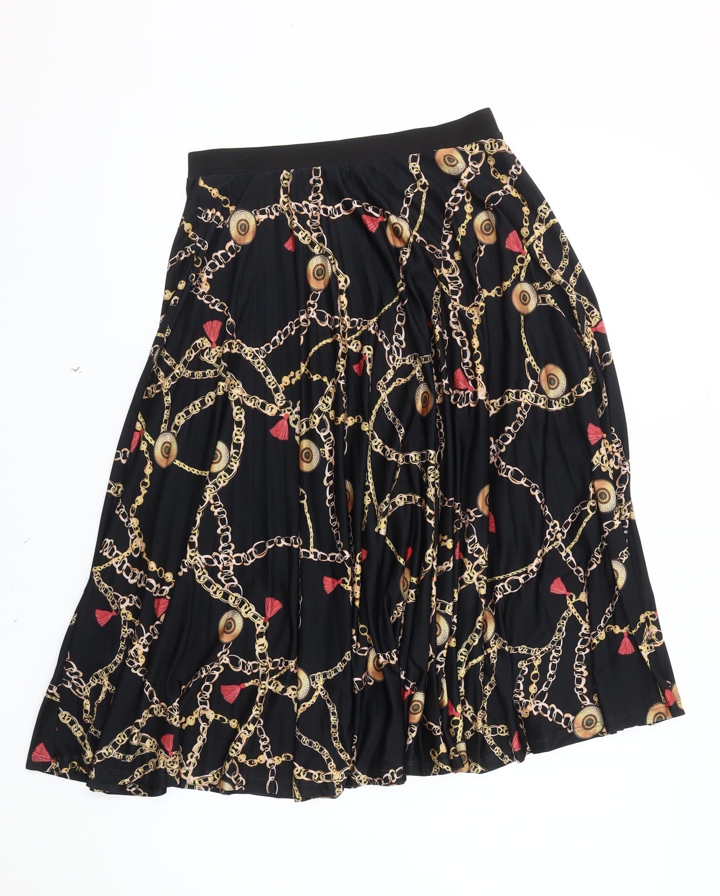 Marks and Spencer Women's Black Pleated Skirt Size 10