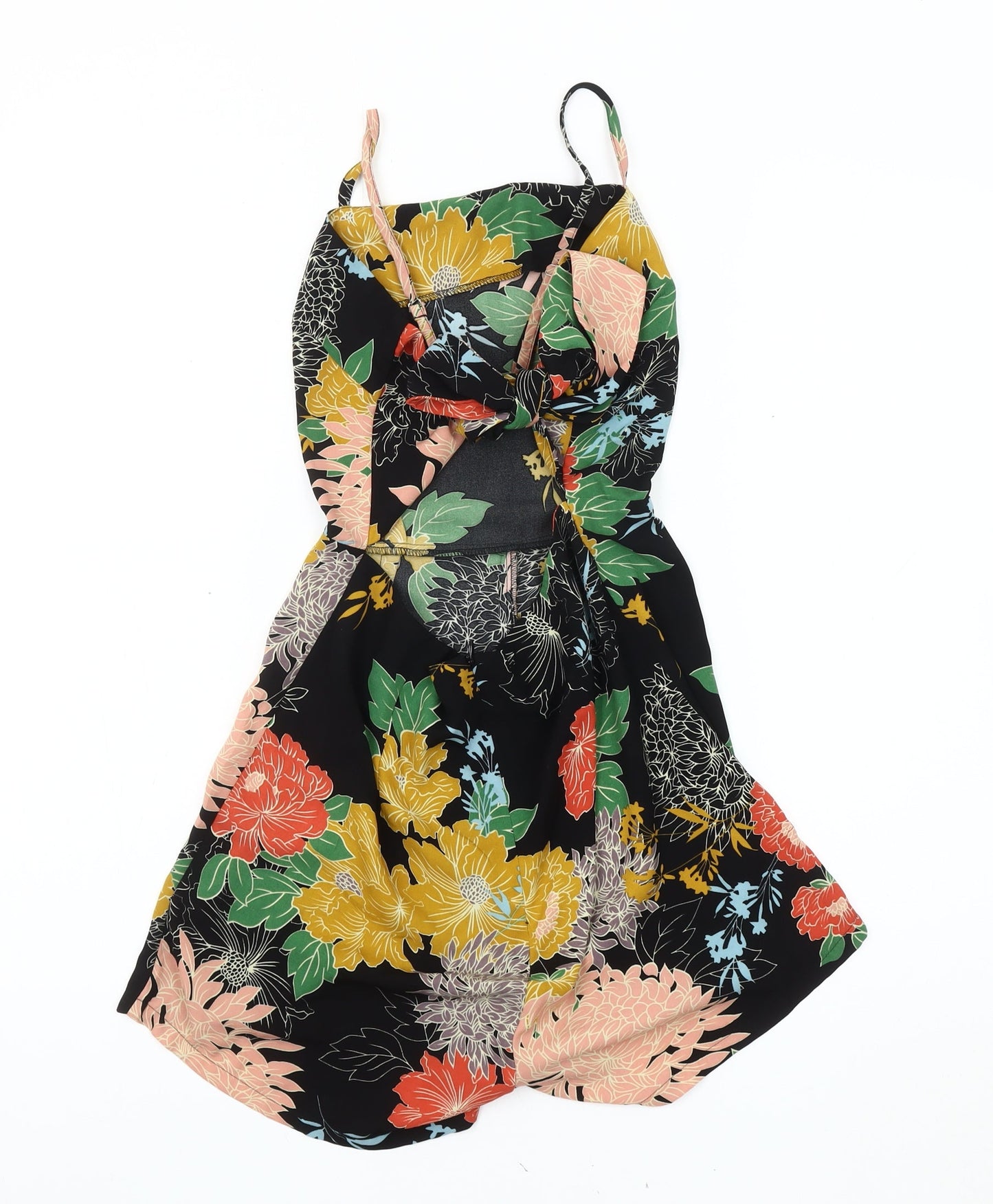 Glamorous Women's Multicoloured Floral Playsuit, Size 8