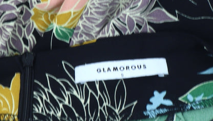 Glamorous Women's Multicoloured Floral Playsuit, Size 8