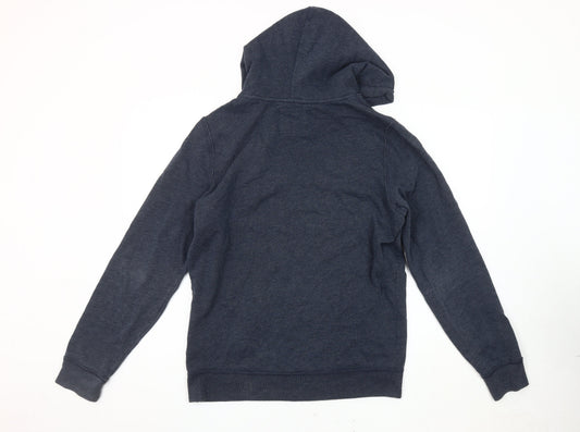 Mens UK Size M Hollister Blue Pullover Hoodie