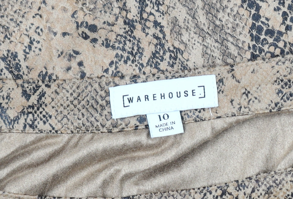 Womens UK Size 10 Warehouse A-Line  Skirt