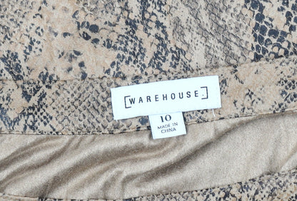 Womens UK Size 10 Warehouse A-Line  Skirt