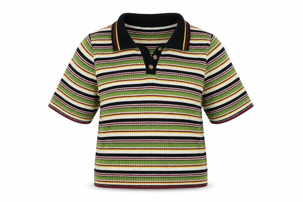 Womens UK Size M Urban Outfitters Multicoloured Basic Polo