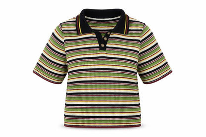 Womens UK Size M Urban Outfitters Multicoloured Basic Polo