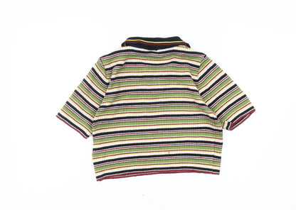 Womens UK Size M Urban Outfitters Multicoloured Basic Polo