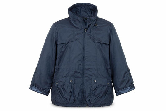 M & Co Women's Blue Parka Jacket Size 20