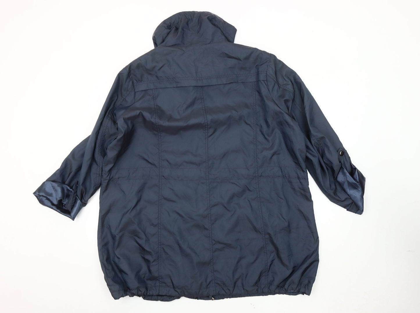 M & Co Women's Blue Parka Jacket Size 20