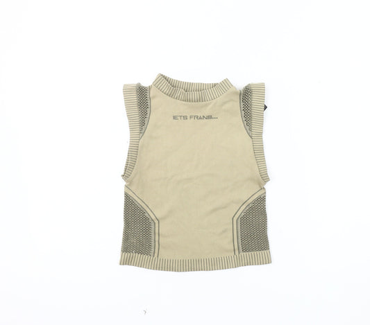 iets frans... Beige Unisex Tank Top M - Casual Knit