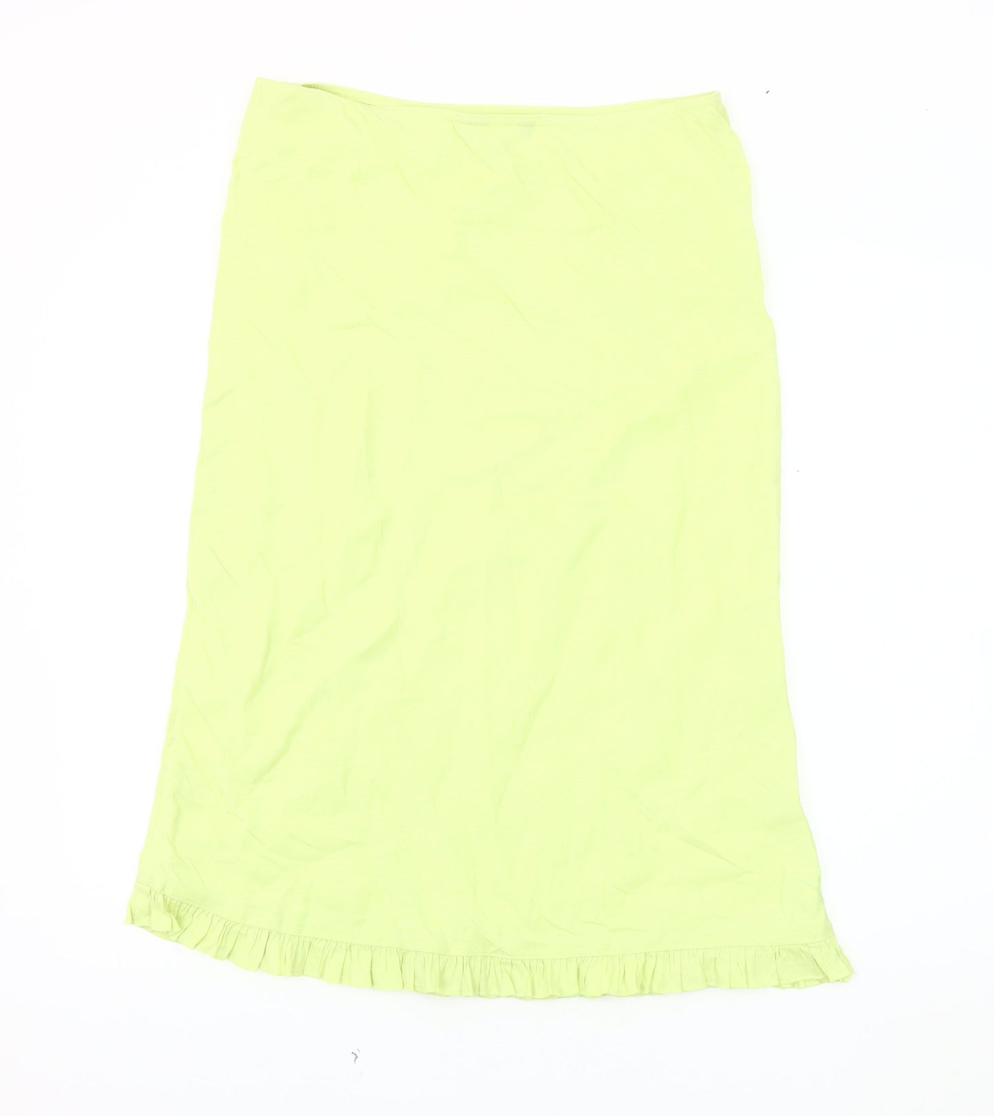 Per Una Women's Green Midi Skirt, Size 12