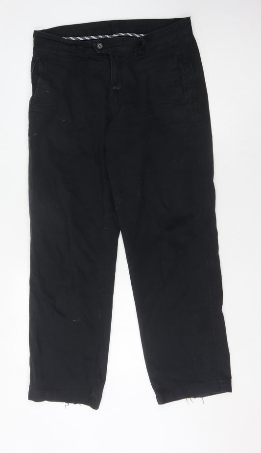 John Lewis Men's Black Chino Trousers Size 34