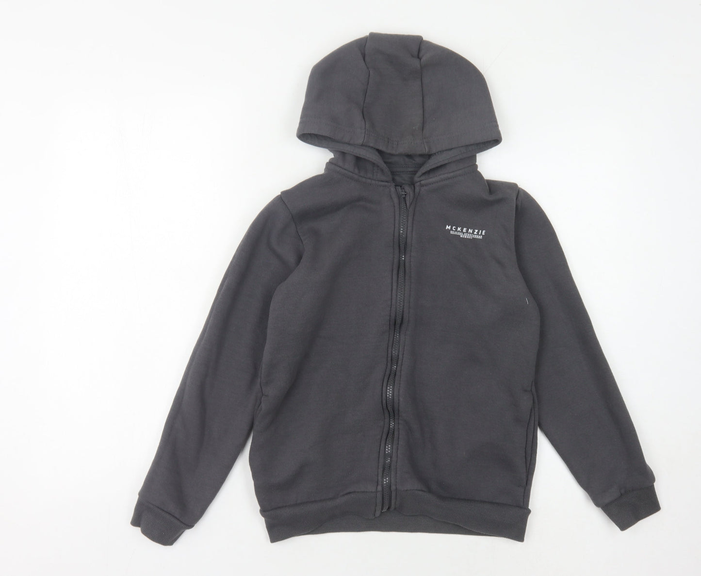 McKenzie Boys Black Full Zip Hoodie 12-13 Years