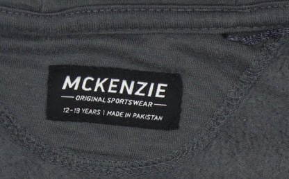 McKenzie Boys Black Full Zip Hoodie 12-13 Years