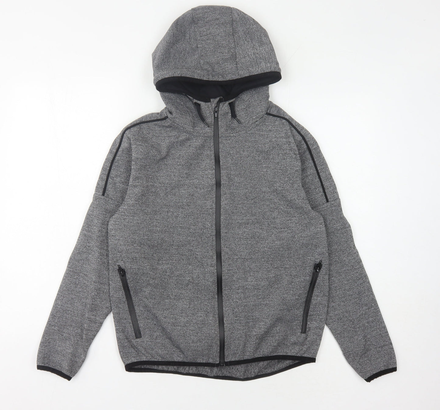 Sonneti Boys Grey Full Zip Hoodie 12-13 Years Hooded Casual