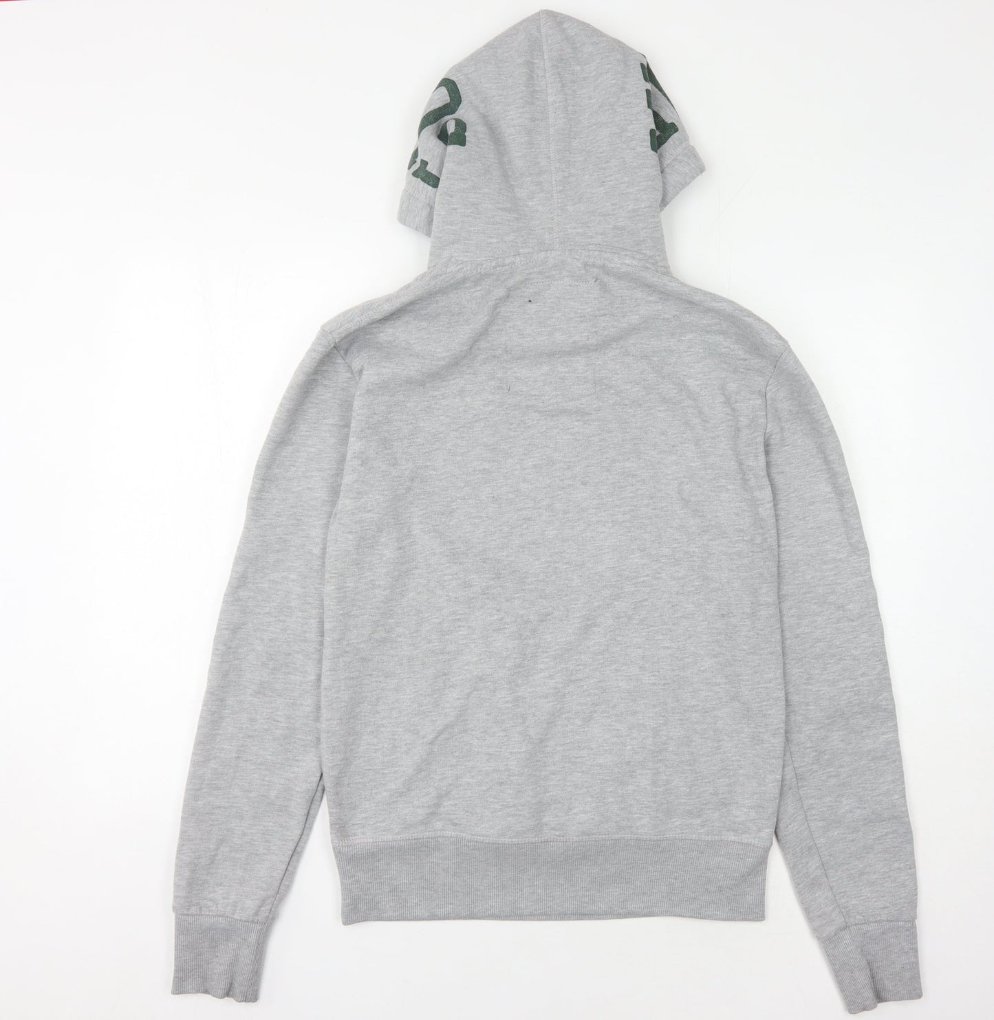 Superdry Unisex Grey Hoodie Size S Casual Sportswear