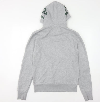 Superdry Unisex Grey Hoodie Size S Casual Sportswear