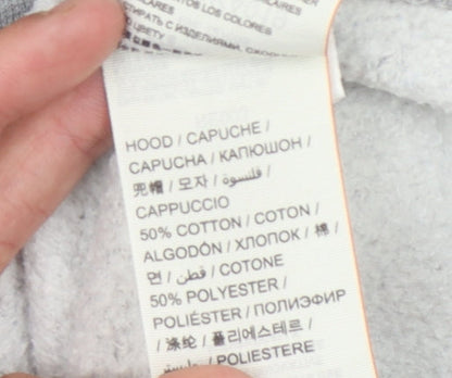 Superdry Unisex Grey Hoodie Size S Casual Sportswear