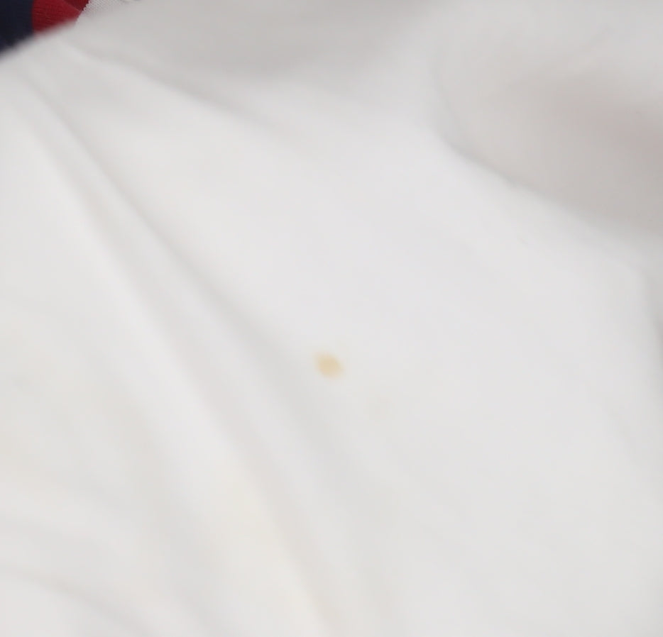 Chukka Men's White Polo Shirt XL Long Sleeve Graphic