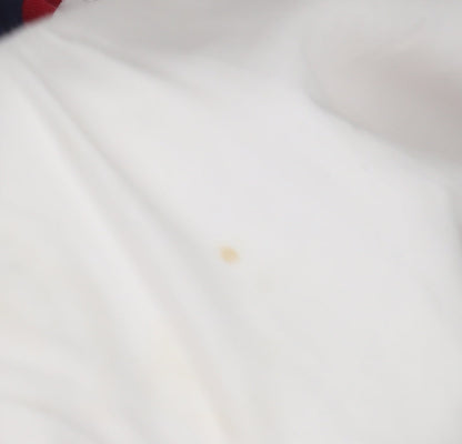 Chukka Men's White Polo Shirt XL Long Sleeve Graphic