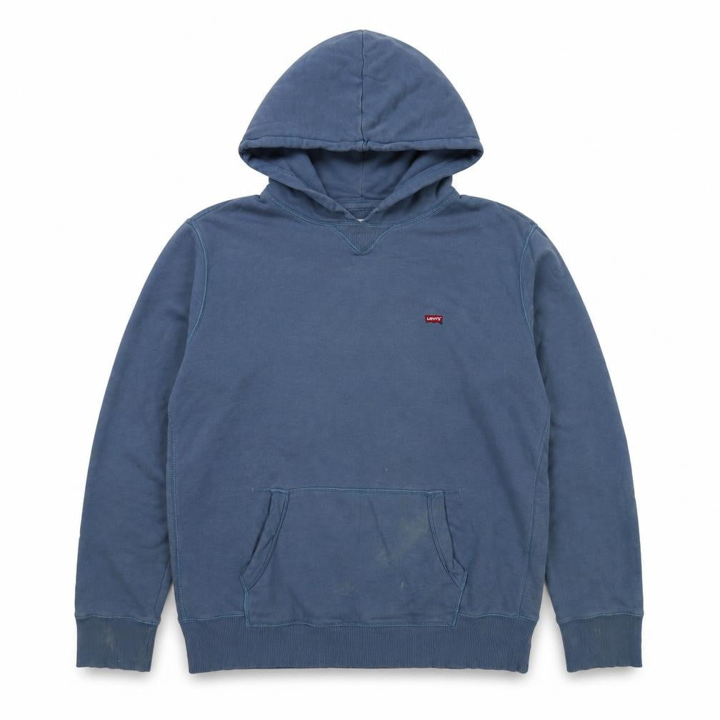 Levi's Men's Blue Pullover Hoodie, Large, Hooded