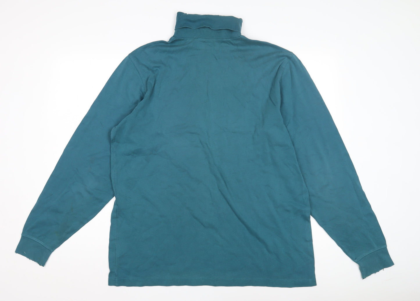 Lands' End Men’s Green Pullover Jumper, Size L