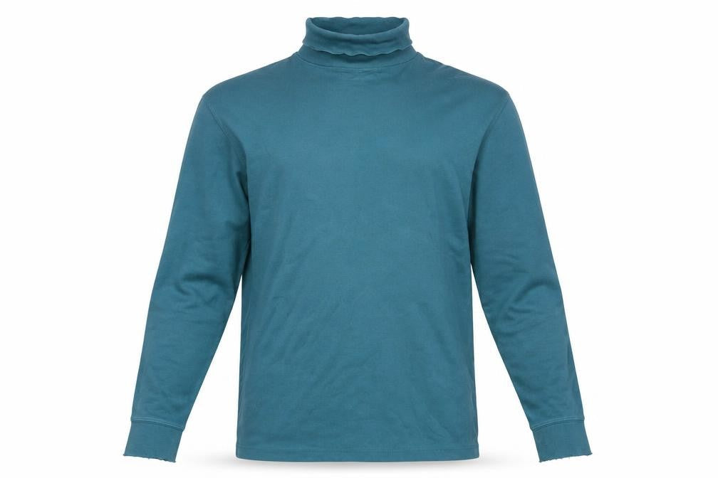 Mens UK Size L Lands' End Green Pullover Jumper