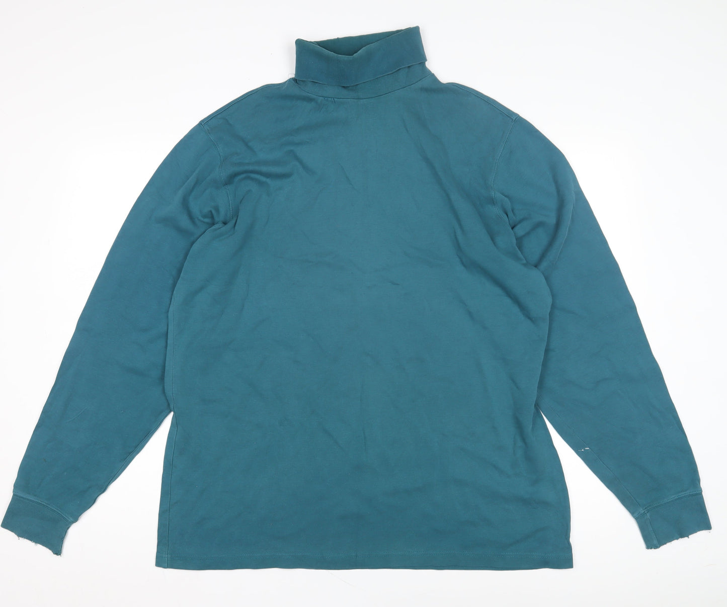 Lands' End Men’s Green Pullover Jumper, Size L