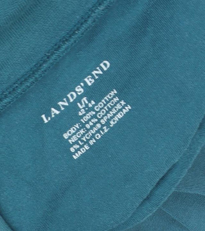 Lands' End Men’s Green Pullover Jumper, Size L