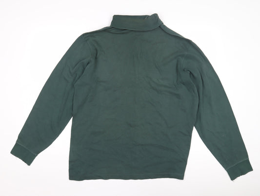 Lands' End Men's Green Pullover Jumper - L