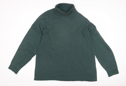 Lands' End Men's Green Pullover Jumper - L