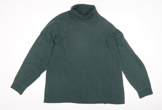 Lands' End Men's Green Pullover Jumper - L