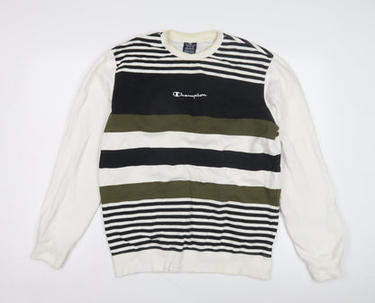 Mens UK Size M Champion Multicoloured Pullover Sweatshirt
