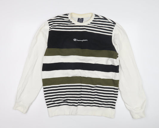 Mens UK Size M Champion Multicoloured Pullover Sweatshirt