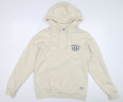 The Stronghold Men's Ivory Pullover Hoodie S