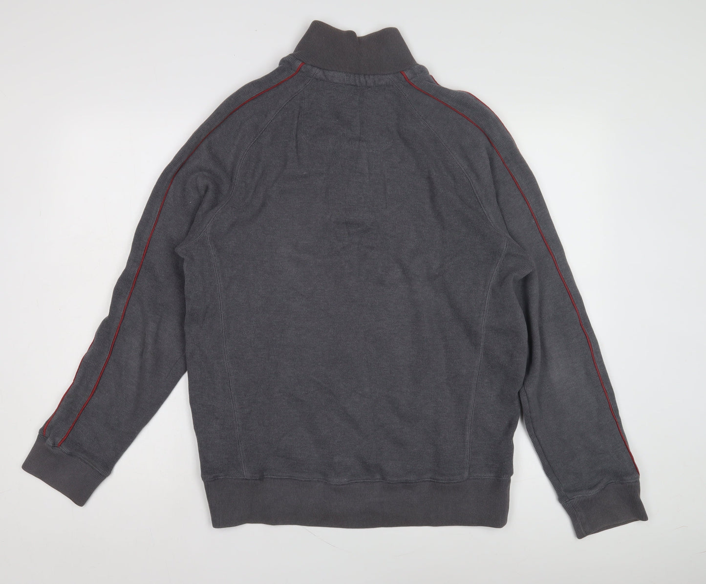 Mens UK Size M Fat Face Grey Henley Sweatshirt