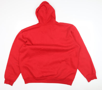 Mens UK Size XL Donnay Red Pullover Hoodie