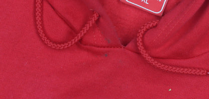 Mens UK Size XL Donnay Red Pullover Hoodie