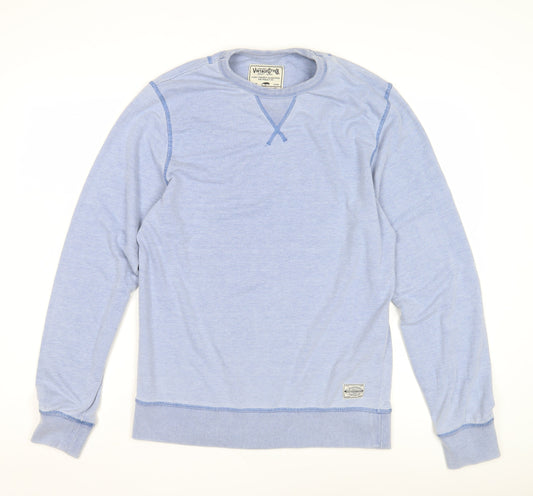 Mens UK Size S JACK & JONES Blue Pullover Sweatshirt