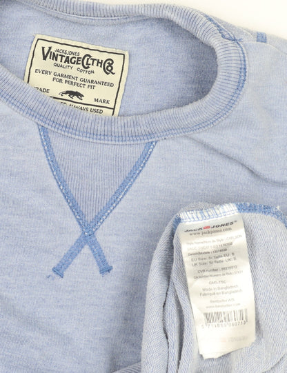 Mens UK Size S JACK & JONES Blue Pullover Sweatshirt